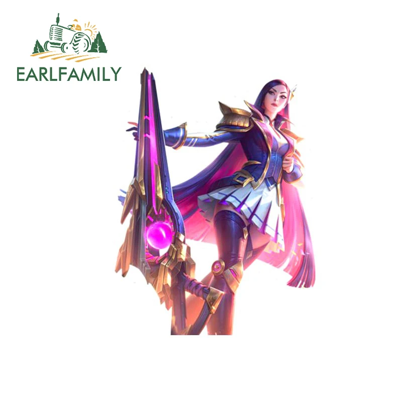 EARLFAMILY 13 см x 9 7 для боевой академии кайтлин Лига Легенд автомобильные наклейки
