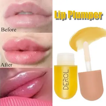 

Lip Plumping Balm Plumper Device Lipstick Treatment - Clear Lip Plump Gloss - Enhancer For Fuller & Hydrated Lips