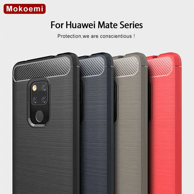 

Mokoemi Fashion Shock Proof Soft Silicone sFor Huawei Mate 20 10 Pro Case For Huawei Mate 20 X 30 10 9 Lite Phone Case Cover