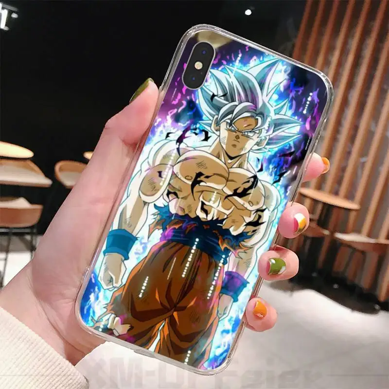 Чехол для телефона Dragon & Balls Z Super DBZ Goku прозрачный чехол Iphone 12 11 Pro Max Xr X Mini 7 8