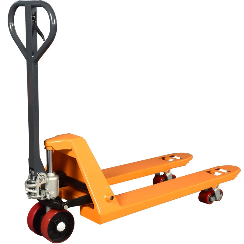 Carrello Idraulico Manuale Carrello Elevatore Da 2 Tonnellate Larghezza Forcella 550Cm Pallet Per Bovini Rimorchio Manuale Idraulico Camion Di Carico 