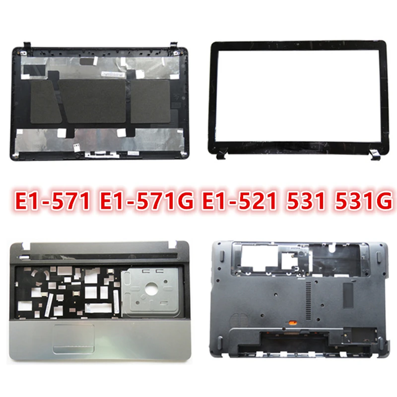 Новинка чехол для ноутбука Acer E1-571 E1-571G 531 531G задняя крышка ЖК-экрана/Передняя