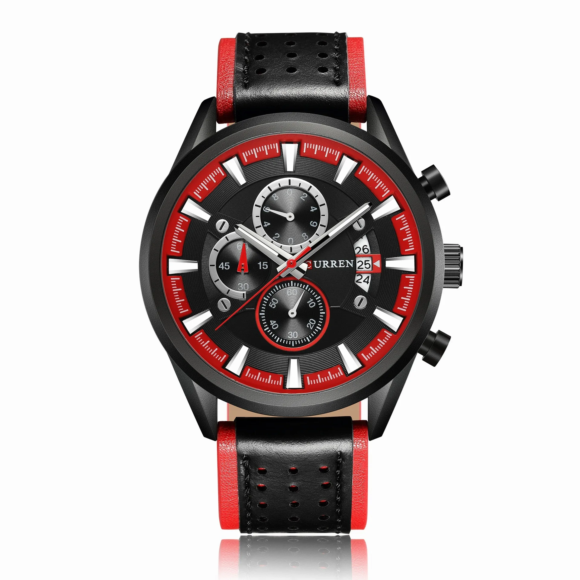 

Fashion New Style Trend MEN'S Watch Calendar MEN'S Watch Waterproof Leather Strap Watch Sports MEN'S Watch