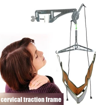 

Neck Brace Cervical Traction Frame Doors Suspension Cervical Spondylosis Treatment Tensioner Neck Stretcher Pain Relief