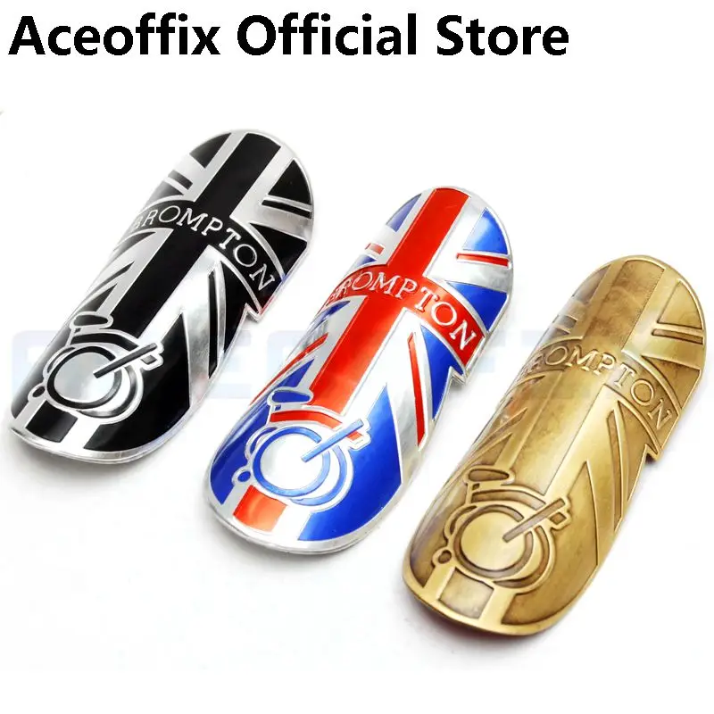 Bike Metal Nameplate Sticker For Folding Bike Head Tube Frame Decal