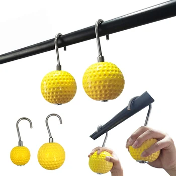 

Set of 2 Cannonball Grips Pull Up Bar Grips with Stainless Steel Hook for Home Gym Fitness Power Arm Strength Crossfit Training