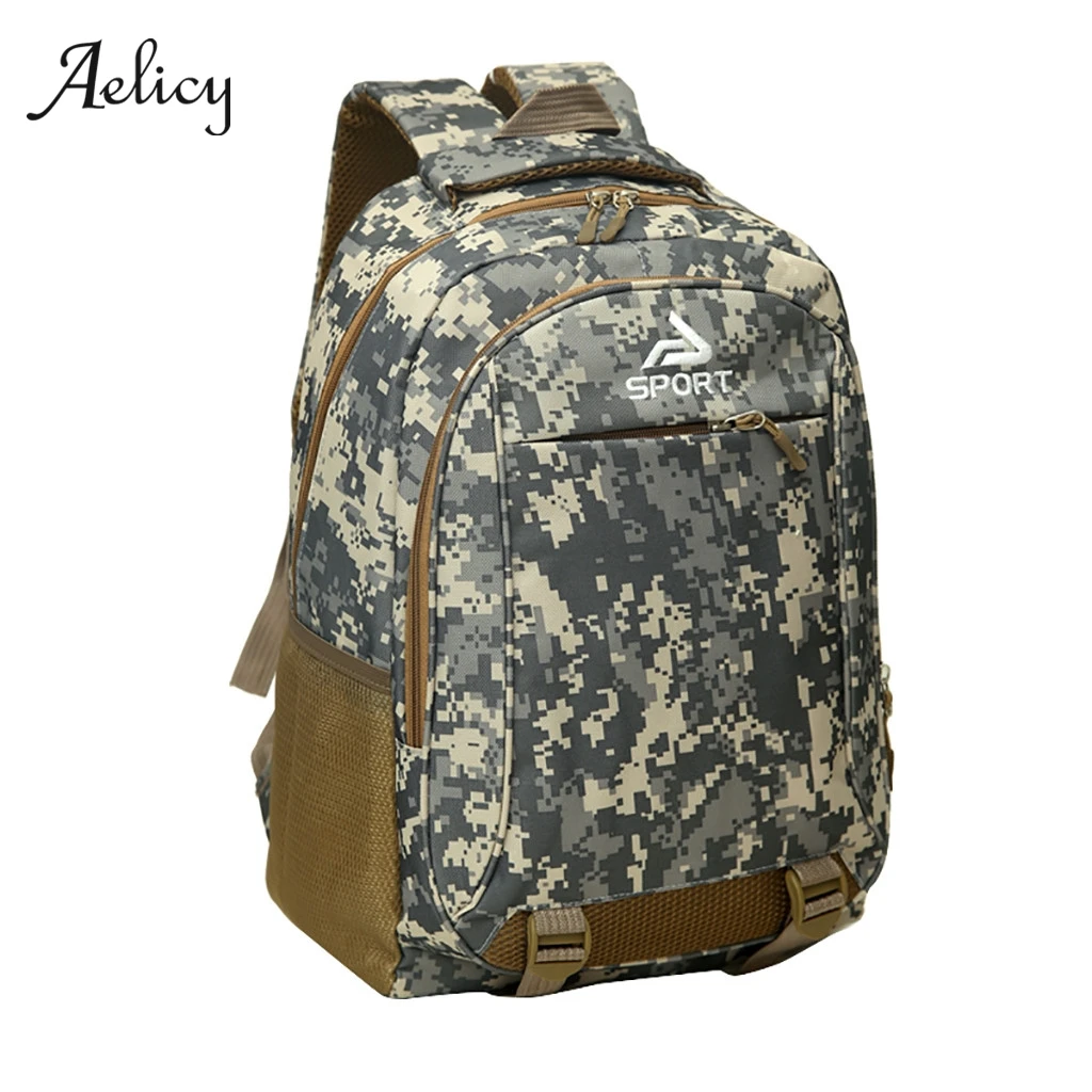 

Aelicy Men Military Tactical Backpack Camouflage Outdoor Sport Hiking Camping Bags Women Travelling Trekking Rucksacks Bag