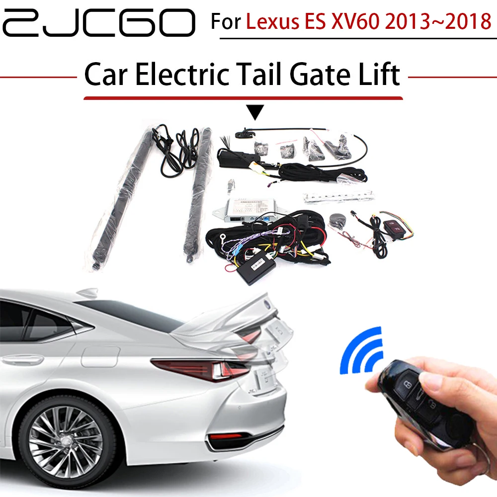 

ZJCGO Car Electric Tail Gate Lift Trunk Rear Door Assist System for Lexus ES XV60 2013~2018 Original Car key Remote Control