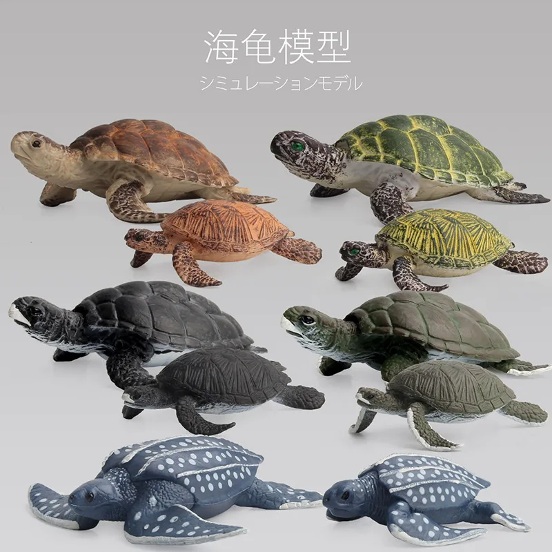 

Simulation animal model toy sea creatures various turtle doll ornaments