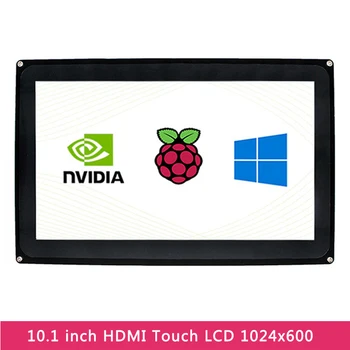 

10.1 inch HDMI LCD for Raspberry Pi 4 1024x600 Capacitive Touch Screen + Acrylic Case for Xbox360/SWITCH Nvidia Jetson Nano