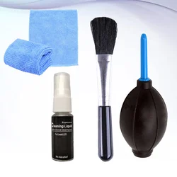 Outils de nettoyage d'écran d'ordinateur (soufflage d'air + brosse de nettoyage d'ordinateur + liquide de nettoyage de 20ml + haute qualité) 4 pièces 