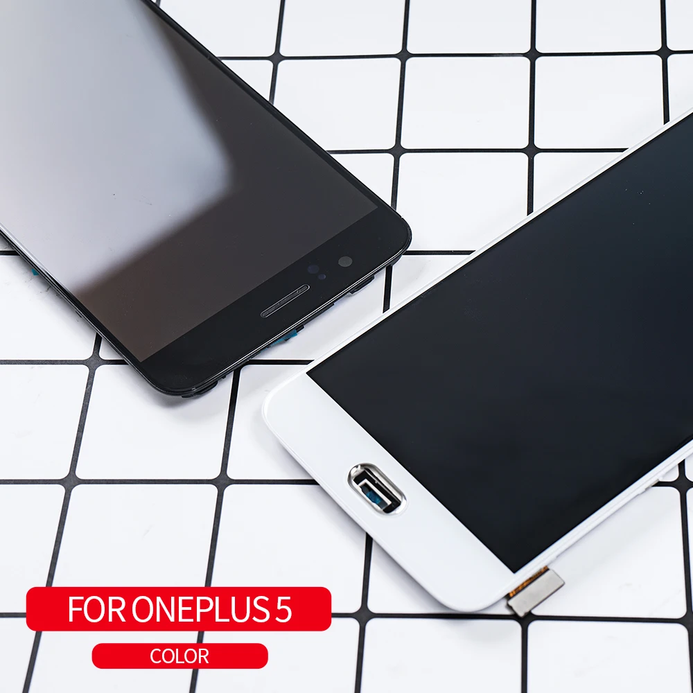 ЖК дисплей AMOLED 5 дюйма для Oneplus A5000 сменный сенсорный экран с рамкой OnePlus5 A5000|Экраны