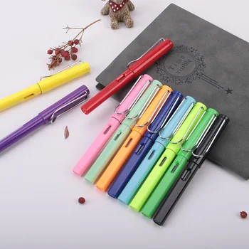 

Positive Pens Colorful Starry Ink Sac Fountain Pens For Kids Writing School Office Supplies Stationery