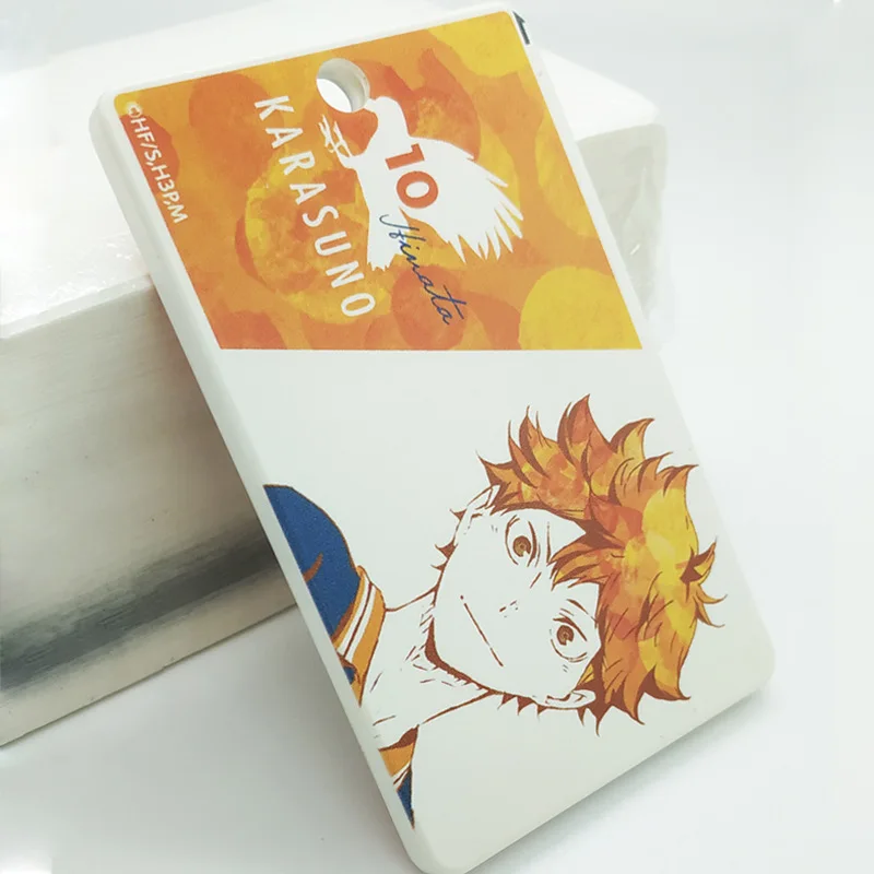 

Japanese Anime Figure Bus Cards Haikyuu Ferrule Key Buckle Student Card Bus Card Subway Card Haikyuu Keychains Cards Figures