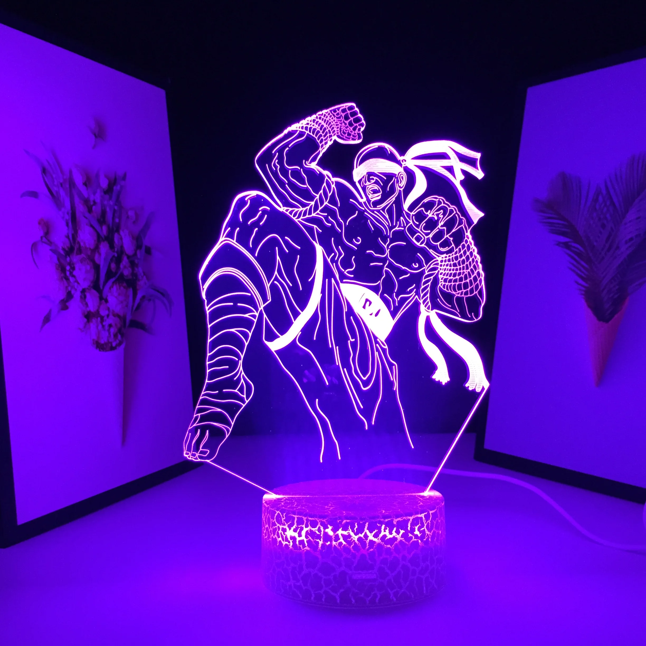 Прямая поставка фигурка слепых монахов Лига Легенд 3D Светодиодная лампа