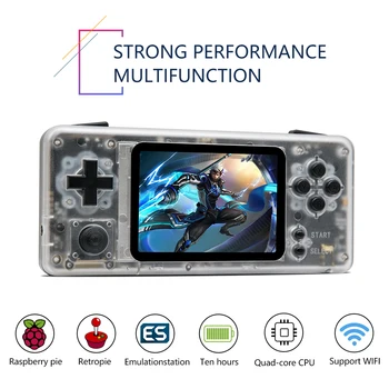 

Mini Video Game Console Retro CM3 Portable Handheld Retro Game Player Pre-install Retropie System 15000 Games Support 256G Card