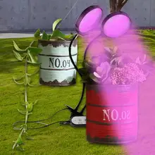 Светодиодный светильник для выращивания растений с двумя головками, светильник для выращивания растений для комнатных растений с красным синим спектром, 5 уровней затемнения, 30 Вт