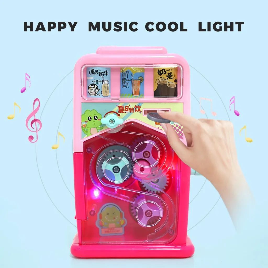 Продукты игрушки Детский аналоговый звук торговый автомат набор делать вид, что играть развивающие игрушки ролевые игры Прямая поставка