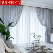 

Solid Tulle Sheer Window Curtains For Living Room The Bedroom Modern Tulle Curtains Fabric For Kitchen Voile Drapes