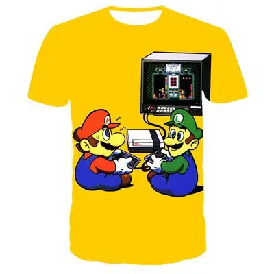 tx-8505 Последняя видеоигра Super Mario Bros. Футболка с 3D принтом унисекс, аниме, мультфильм, игра, крутая игра, Марио, футболка, повседневный стиль - Цвет: tx-8505