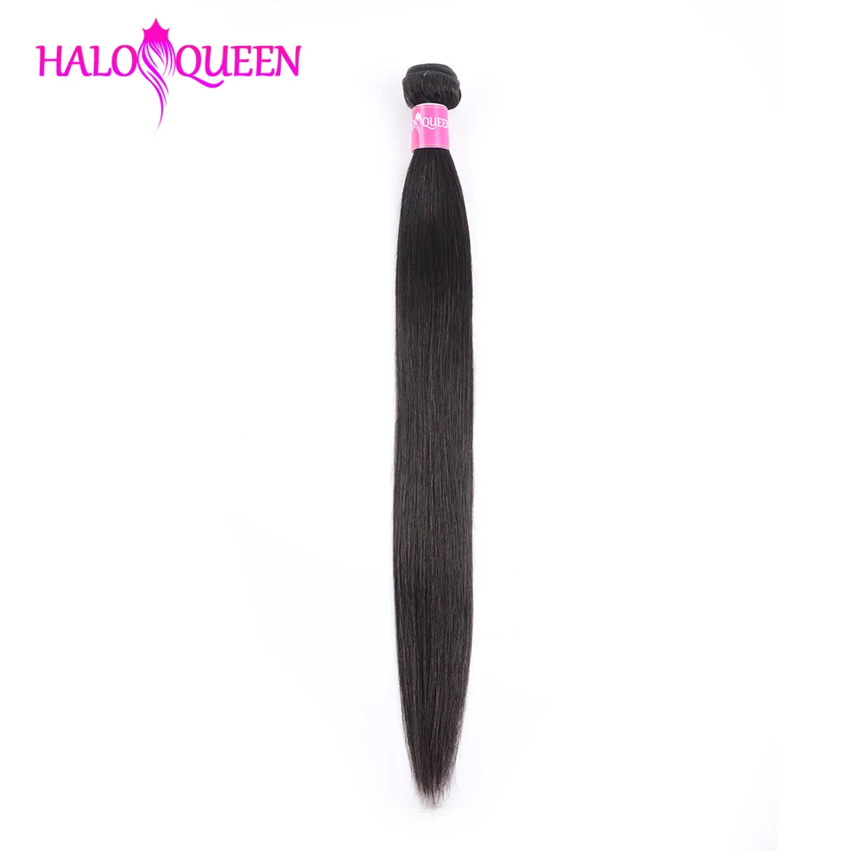 

HOLAQUEEN hair Straight remy hair bundles Brazilian natural color human hair bundles hair Extension for Black Women