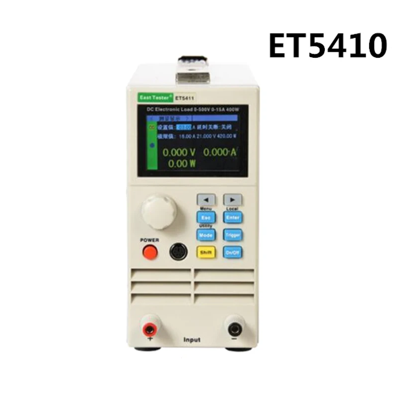 

Professional programmable dc electrical load Digital Control DC Load Electronic Battery Tester Load 150V 40A 400W load ET5410