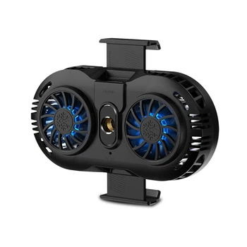 

Mobile Phone Radiator Semiconductor Double Cooler Fan Phone Holder Gamepad Controller