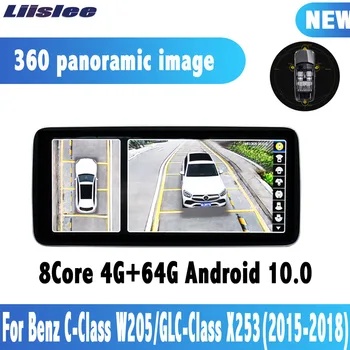 

12.3 inch HD screen android Car radio Navigation multimedia Player 360 camera for Benz C-Class W205 GLC-Class X253 2015-2018
