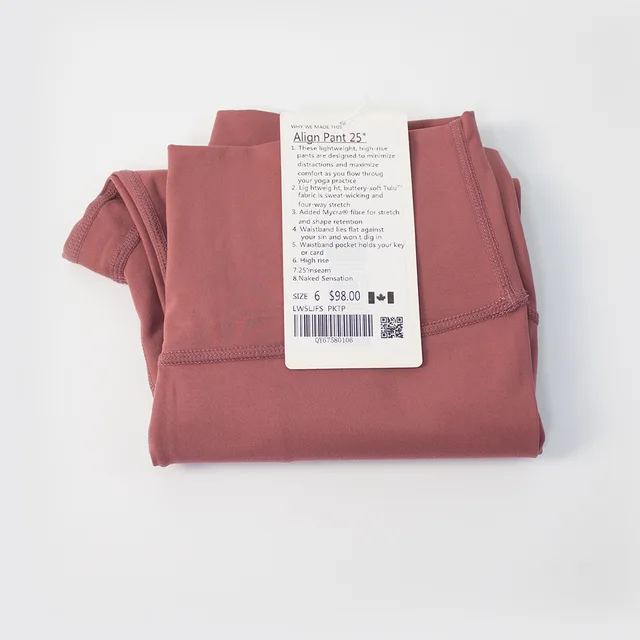 Classic2.0 Fitness Women Sports Pants Tight High Waist Yoga Leggings Gym Athletic High-rise Align Buttery Soft Custom Lulu Logo Merlot