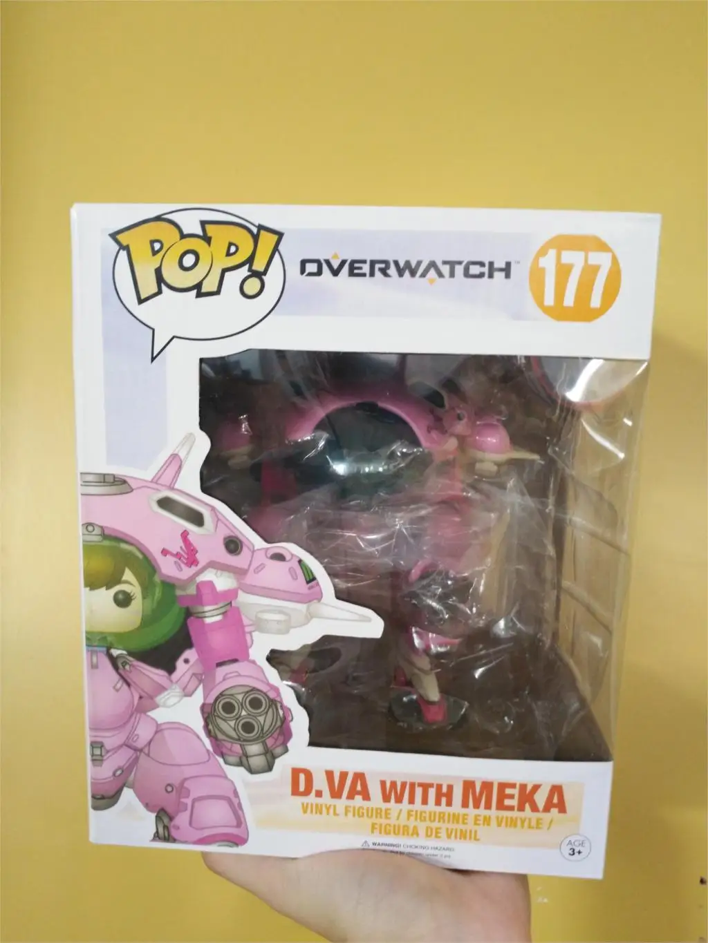 Funko Pop Game OverWatche 15 см персонаж Д. Ва с Meka " Бадди Виниловая фигурка игрушки для коллекции - Цвет: with retail box