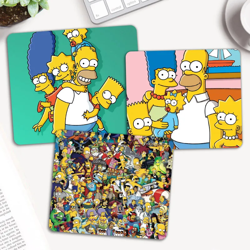 

Cartoon Simpsons Mice Mat Computer Game Mouse Pad Anti Slip Mousepad