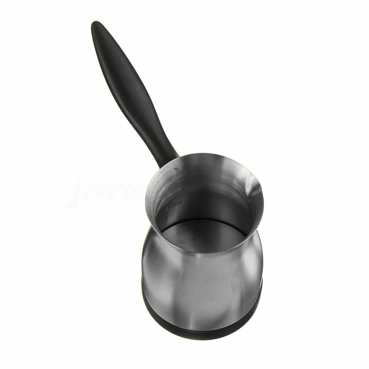 

Meraklis Coffee Greek Turkish Coffee Maker Electric Pot Briki Silver with Black