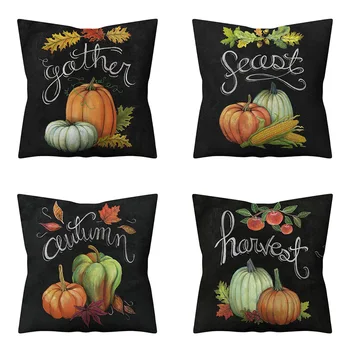 

2020 New Style Thanksgiving Hug Pillowcase Amazon Thanksgiving Home Decoration Back Cushion Sofa Cushion Cover HGF04