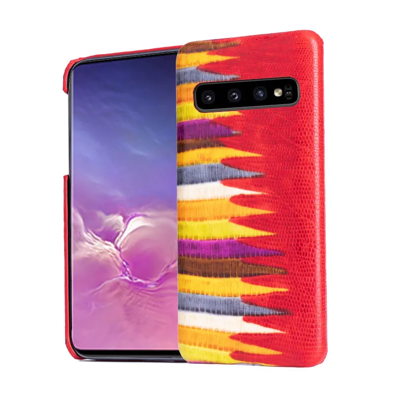 Чехол из воловьей кожи для Samsung Galaxy S6 S7 edge S8 S9 S10 Note 8 9 10 plus A30 A50 A70 A5 A7 J5 2017 A8