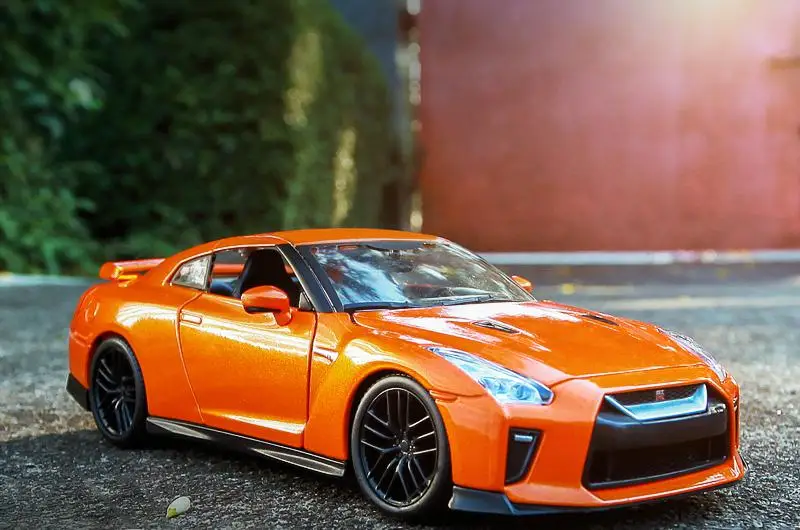 

Ant 1:24 Diecast Model Car Bimei Gao GTR car model metal simulation alloy car model fast and furious car model ornament Kid Toy