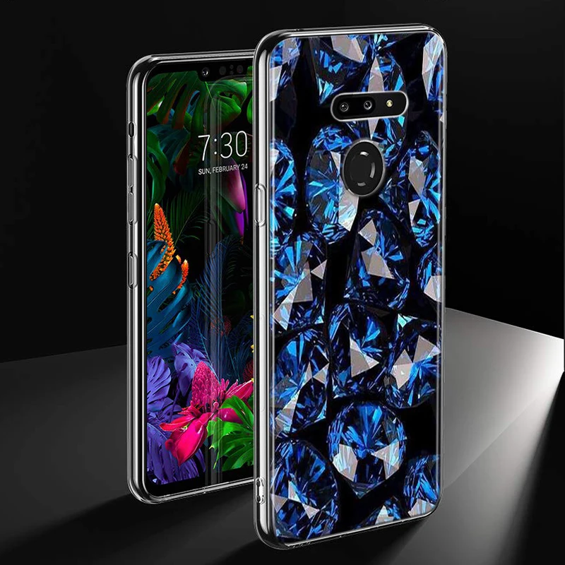 Бриллиантами Стиль для LG W20 W10 V50S V50 V40 V30 K50S K40S K30 K20 Q60 Q8 Q7 Q6 G8 G7 G6 ThinQ чехол для телефона - Цвет: Style 04