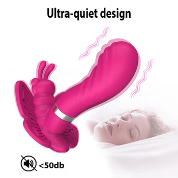 10 Speeds Butterfly Vibrators for Women Rotation Dildo Sex Toys For Woman,G Spot Clitoris Stimulation Sex Product for Adult 5