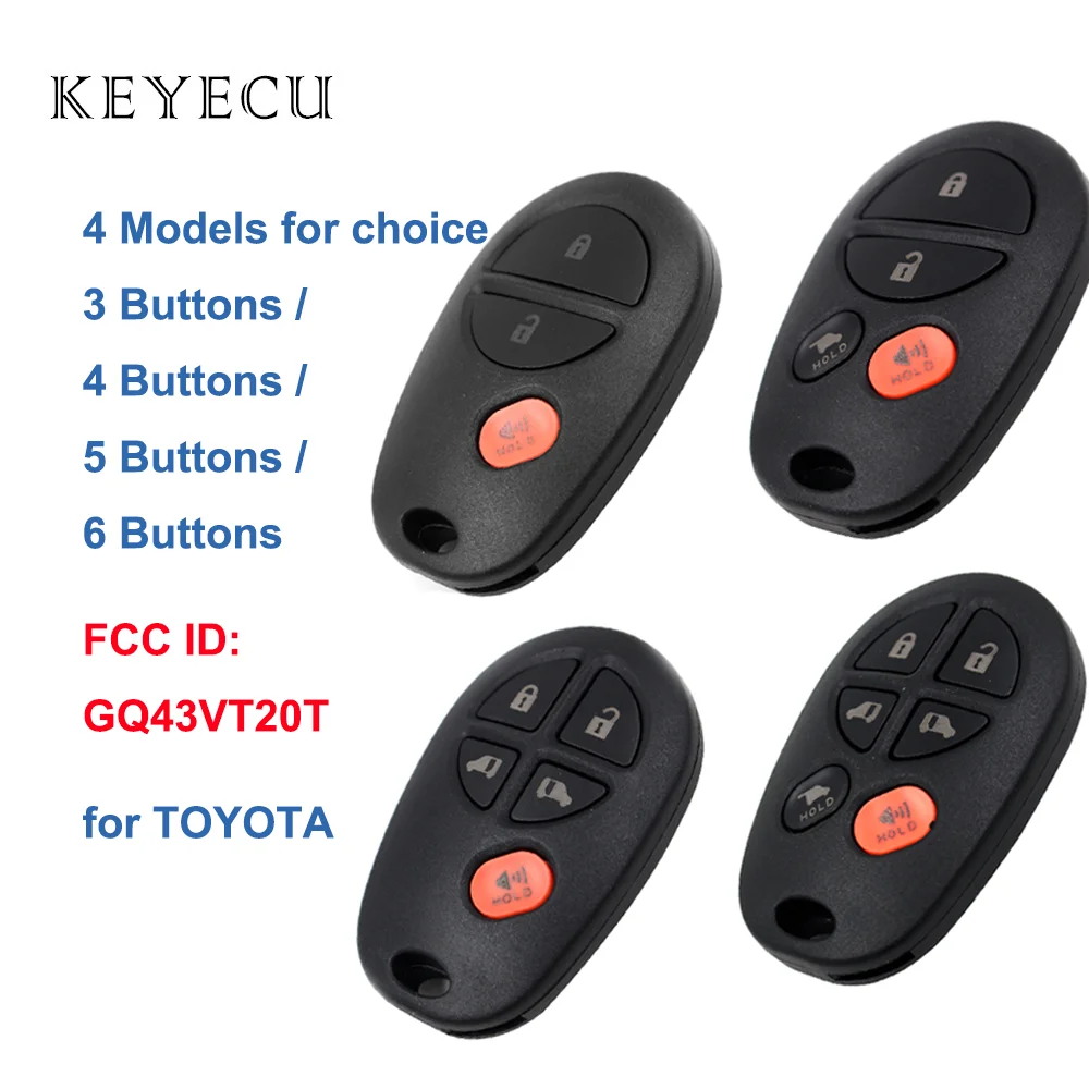 Запасная деталь Keyecu для TOYOTA Sienna 2004 2005 2006 2007 2008 2009 2010 2011 2012 2013|Ключ от авто| |