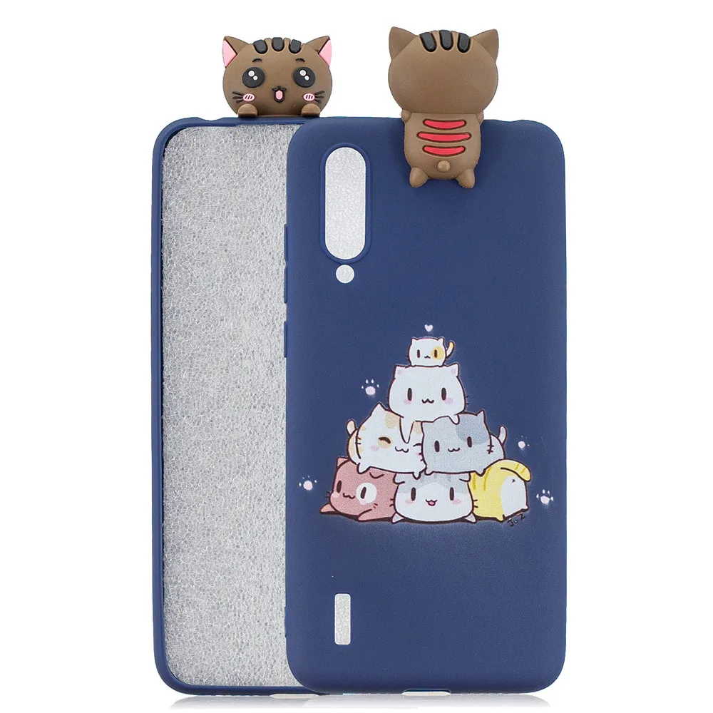 Силиконовый чехол для Xiaomi Mi CC9 CC9E xiaomi A3 Lite мягкие чехлы телефонов с 3D единорогом и