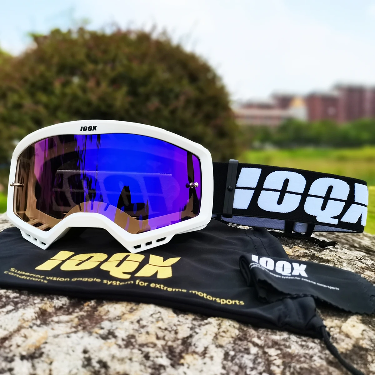 Gafas Motocross Transparente Ajustables Antiparras 2058