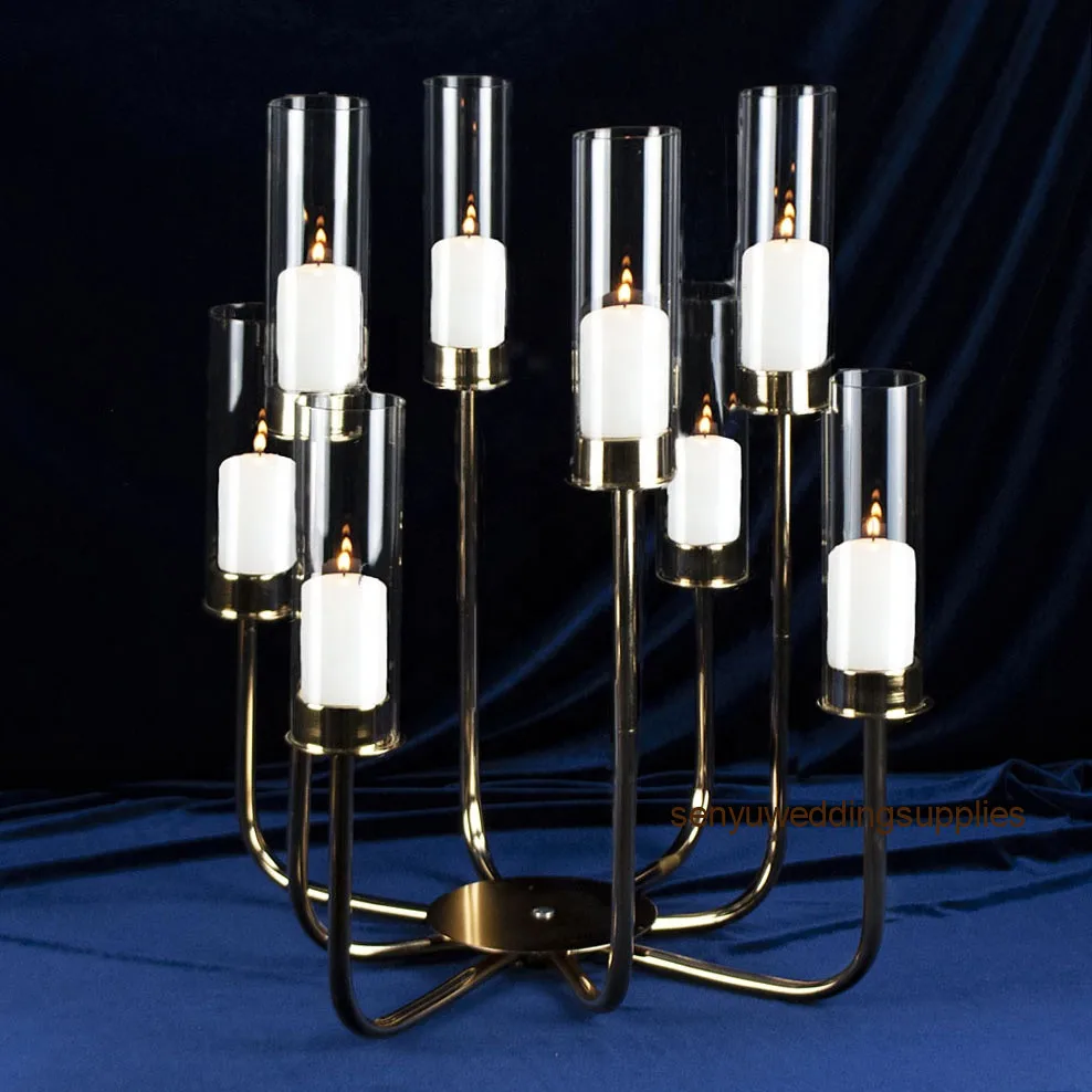 30days Sent)new Crystal Candelabrafor Wedding Centerpieces Wedding