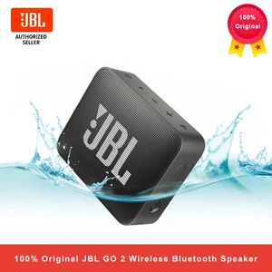 JBL-minialtavoz inalámbrico GO 2 GO2 con Bluetooth, dispositivo resistente al agua IPX7, batería recargable de sonido para exteriores con micrófono