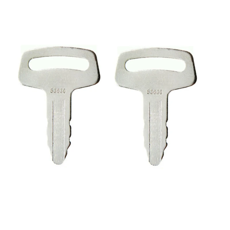 

2 Pcs 53630 Ignition Key For Kubota Thomas Construction Equipment Wheel Loader Excavator Thomas Skid Steer Model RC101-53630