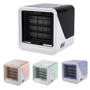

Blue Small Air Conditioning Appliances USB Arctic Air Cooler Mini Fan Air Cooling Fan Summer Portable Air Conditioning