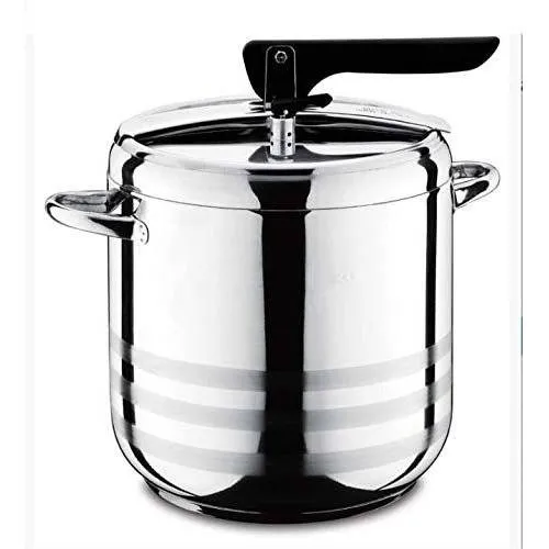 

Stainless Steel Pressure Cooker 9L capacity Cooking Pot 28x22cm Size