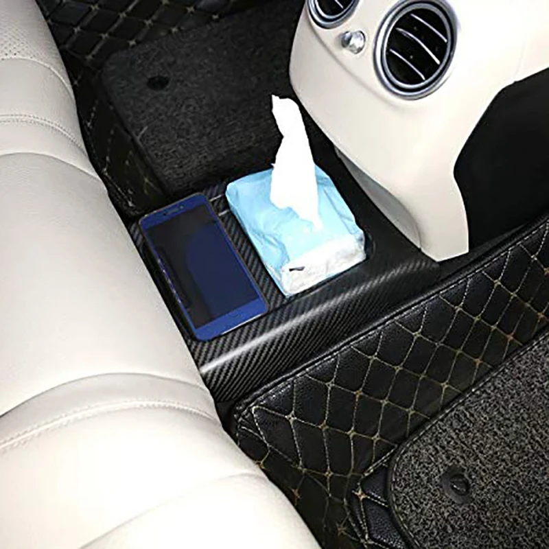 Автомобильная центральная консоль для укладки подлокотников, декоративные наклейки для Mercedes Benz C Class W205 GLC X253, наклейки для интерьера