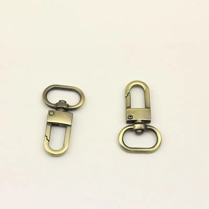 50pcs 19mm Metal Hanger Buckles Bags Swivel Clasps Lobster Handbag Belt Strap Chain Snap Hook DIY Bag Parts Hardware Accessories