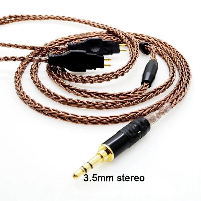Audiocrast 8cores Pure Copper Headphone Replacement Audio Cable for HD600 HD650 HD525 HD545 HD565 HD580