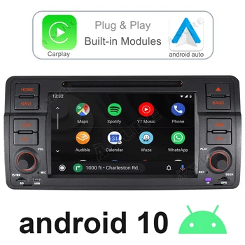 

A-Sure Car Multimedia 32G Android 10 Dual FM Tuner Radio CarPlay WIFI 4G+ DVD GPS Navigation For BMW E46 318/320/325/330/335 M3