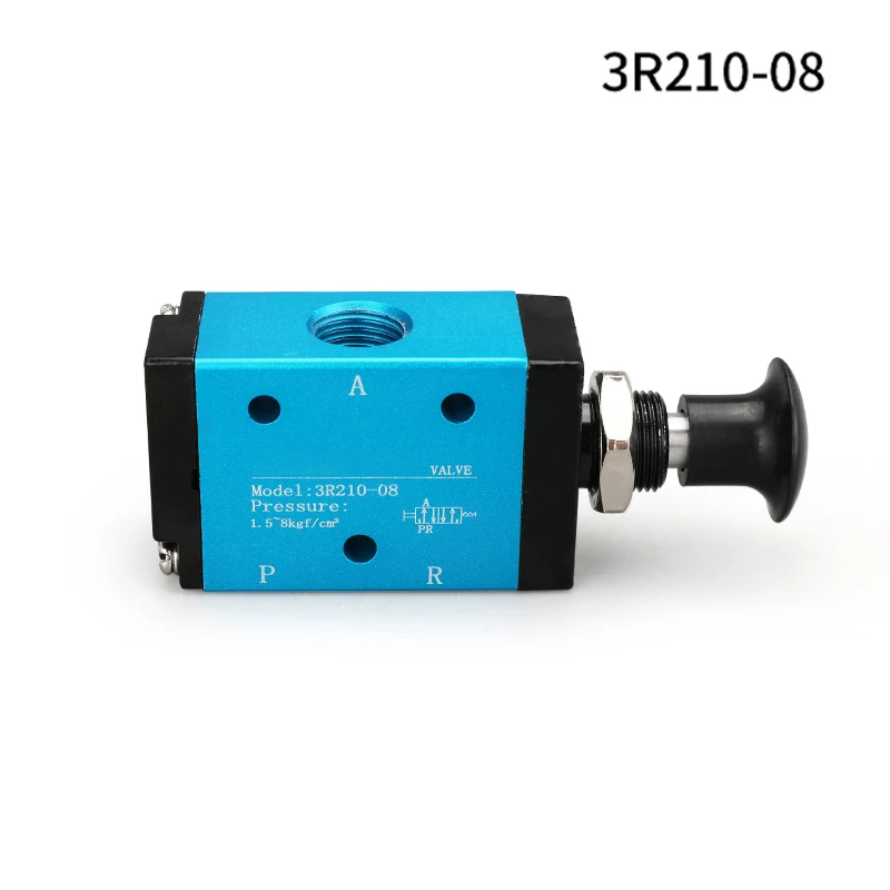 Pneumatic Switch Manual Valve3R21008 31010 Hand Push Pull Valve Mechanical Valve Cylinder
